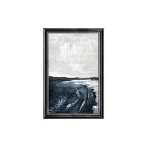 Wall Art Lagoon Canvas with Black Frame - 80x120cm
