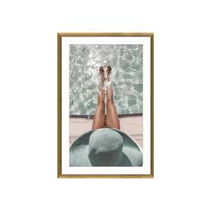 Sale Accessories: Wall Art - Sunseeker - Oak Frame w Glass - 90x60cm