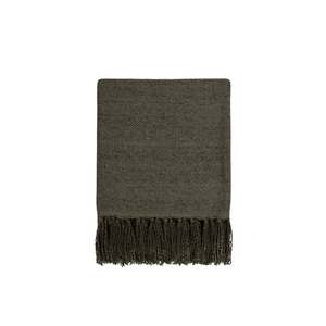 Throw - Richmond - Wool/Acrylic - Dark Olive