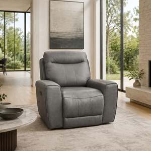 Denburn Power Recliner with Power Headrest & Power Lumbar - Urban Sofa - Rangers&hellip;