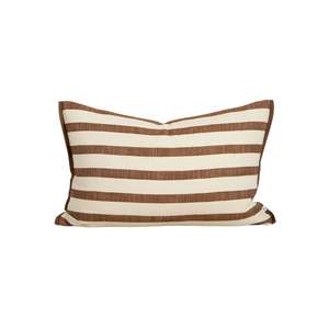 Cushion - Calden with Feather Inner - Chestnut