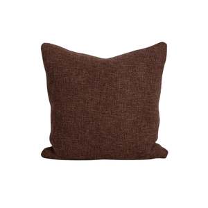 Cushion - Cyprian with Feather Inner - Espresso