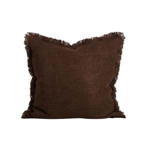 All Decor Home Accessories: Cushion - Dover with Feather Inner - Chocolate