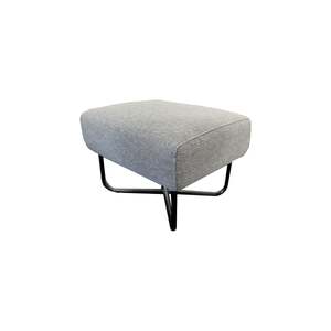 Trento Footstool - Urban Sofa - Salt & Pepper Fabric