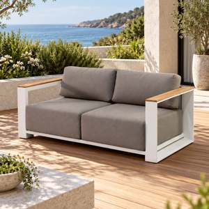 Outdoor: Ibiza Outdoor 2 Seater Sofa - White