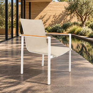 Grenada Outdoor Dining Chair - White