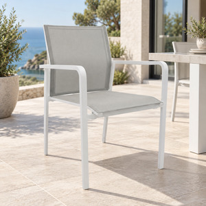 Outdoor: Noosa Outdoor Dining Chair - White