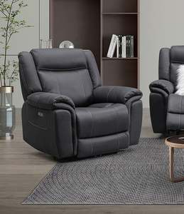 Lounges Sofas: Coastline Fabric Electric Recliner