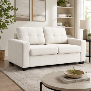 Sofa Beds 1: Rose 2 Seater Fabric Sofa Bed - Grey or Beige
