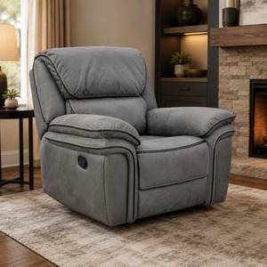 Sofa 1: Moy Single Seater Recliner (Grey)
