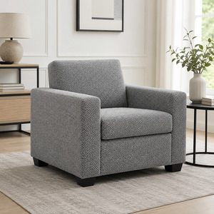 Sofa 1: Stella Single Seat Fabric Sofa