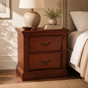 Marina Bedside Table(Walnut) 590mm