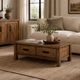 Oberon Coffee Table Solid Wood 120*60*38