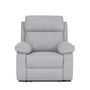 Everyday Low Price: Bailey Fabric 1 Seater Recliner - Charcoal or Medium Grey