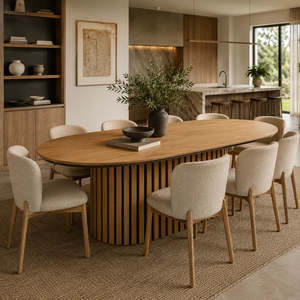 Frontpage: Malmo Oval Dining Table 2.1m