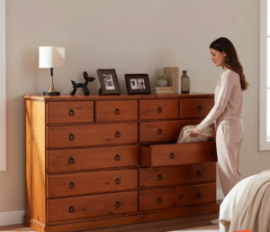 Bedroom: Autumn 12 Drw Jumbo Tallboy