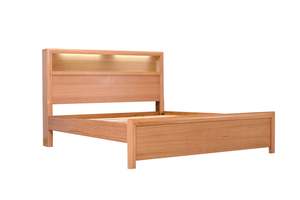 Bed Frames: Aberdeen Queen Bed with Bookcase