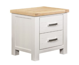 Bedside Tables: Sicily 2 Drawer Bedside Table