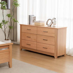 Dressing Table: Portland Dresser 6 drawer