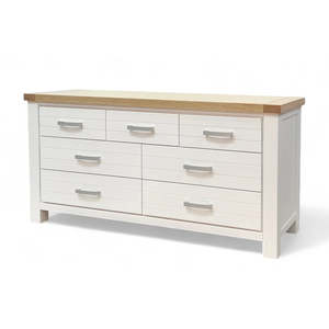Dressing Table: Sicily 7 Drawer Lowboy