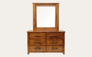 Dressing Table: Farmhouse Dresser / Dresser with Mirror