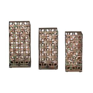 Marrakesh Square Holder Set Of 3