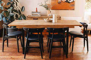 Dining: Woodenforge Extension Dining Table 1.4/1.8