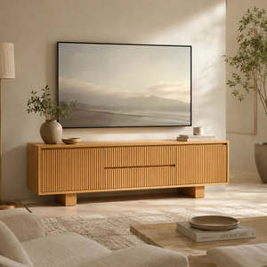 Tv Unit: Picton 2Doors 2Drws TV Unit 1.8m
