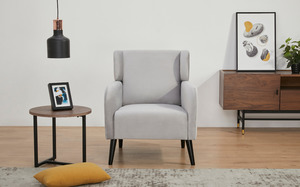 Lounge: Cirro Armchair (Bright Grey)