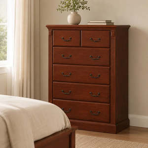 Bedroom: Texas 6 Drawer Tallboy