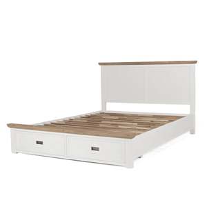 Bedroom: Hamptons Bed with Drawers