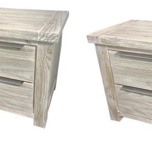 Products: BEDSIDE IN WOOD- PINE STAIN-T 2 Drawer
