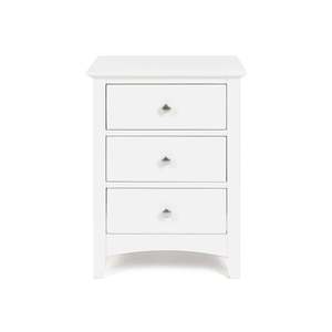 Bedsides Nightstands: Jessica 3 Drw Bedside (L50 W45 H65CM)