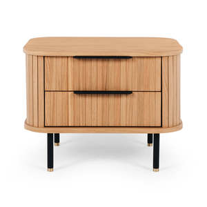 Bedsides Nightstands: Anders Bedside (Natural Oak) (W57 D42 H50CM)