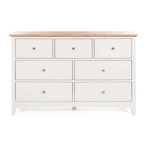 Dressers: Jessica 3 over 4 Dresser OAK TOP