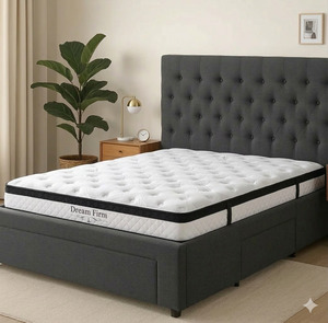 Luna Bed with Dream Firm Mattress- Queen