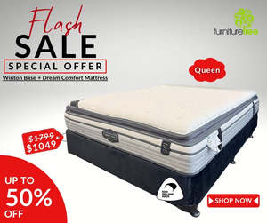 Bed Frames With Mattresses: Dream Comfort Winton Base- Deal