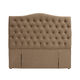 Milton Upholstered Buttoned Headboard (Brown) - King (W1690 H1400 D130mm)