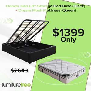 Storage Chests: Denver Dream Plush Queen Deal- Black