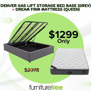 Storage Chests: Denver Dream Firm Queen Deal- Grey