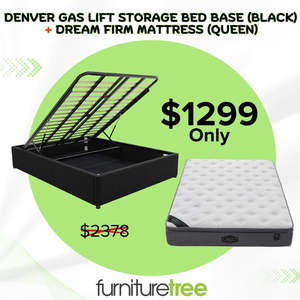 Storage Chests: Denver Dream Firm Queen Deal- Black