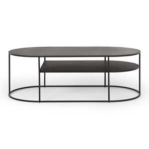 Coffee Tables: DECO Coffee Table Black Oak (L120 W60 H40CM)