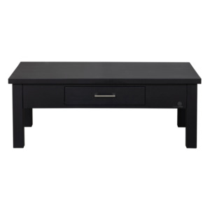 Coffee Tables: Spring 1 Drawer Black Coffee Table (W1100 D550 H420 mm)