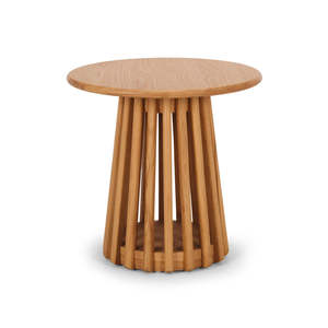 Lamp Tables: Bur Oak Lamp Table 52rd (52DIA H43CM)