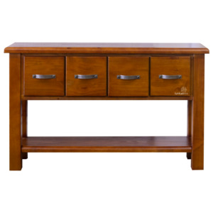Elmont 4 Drawer Hall Table (W1370 D420 H850mm)