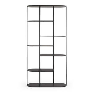 Bookcases: DECO Display/Bookcase Black Oak (D30 W90 H180CM)