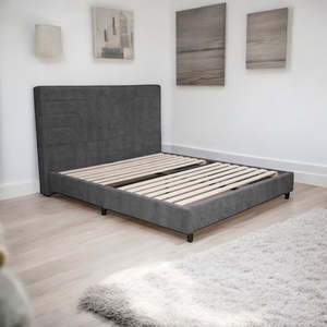 Bedframes: Dallas Modern Upholstered Bed - King