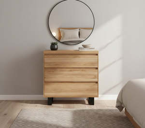 Dressers: Solar 3 Drawer Tallboy - Kitset (1000*420*1050mm)