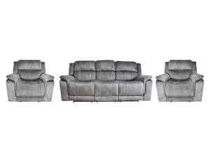 Recliner Suites: Grandeur Fabric Recliner Suite
