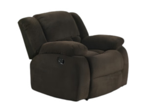 Delight Brown Fabric Recliner Chair